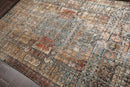 5'2"x7'7" Beige Machine Made Transitional Wool and Bamboo Silk Oriental Area Rug