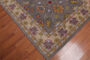 5' x 8' Handmade 100% Wool Traditional Oriental Area rug Gray