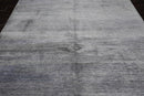 7’11"x10’9" Hand Knotted 100% Bamboo Silk Modern Tibetan Oriental Area Rug Gray