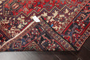 6'4" x 8'8" Hand Knotted Herizz 100% Wool Traditional Oriental Area Rug Rust