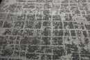 8’1" x 10’2"Hand Knotted Wool & Silk Tibetan Sherpa Oriental Area Rug Gray