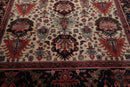 8' x 10'2" Hand Knotted 100% Wool Oushakk Traditional Oriental Area Rug Beige