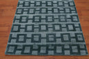 3’ x 5' Handmade 100% Bamboo silk loop & cut pile Oriental Area rug Turquoise