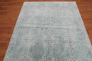 5' x 6’9" Handmade 100% Wool Area rug Modern Ivory