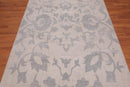 5'4" x 8'2" Handmade Modern 100% Wool Traditional Oriental Area Rug Gray