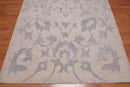 5'4" x 8'2" Handmade Modern 100% Wool Traditional Oriental Area Rug Gray