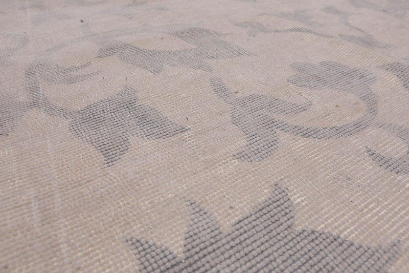 5'4" x 8'2" Handmade Modern 100% Wool Traditional Oriental Area Rug Gray