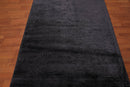 4'6" x 6’10" Handmade 100% Bamboo silk Area rug Modern Charcoal