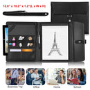 Padfolio Portfolio Folder Business Document Organizer PU Leather Padfolio Holder Case for 9.7" iPad Tablet Business Cards
