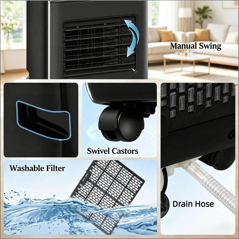 Air Conditioner with Five Modes, Portable Air Conditioner, photo 4 of 8