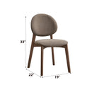 Hadasa Side Chair, Elegant Upholstery (Set of 2)