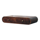 Wall Mounted Console Table - Walnut by Unique Piece Furniture