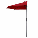 9Ft Patio Bistro Half Round Umbrella by LJGDeals