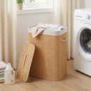 19 Gallon Bamboo Laundry Hamper with Removable Liner by LJGDeals