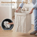 19 Gallon Bamboo Laundry Hamper with Removable Liner by LJGDeals