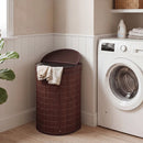 19 Gallon Bamboo Laundry Hamper with Zippered Lid by LJGDeals