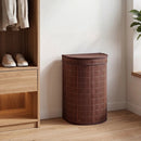 19 Gallon Bamboo Laundry Hamper with Zippered Lid by DirectDeals