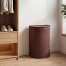19 Gallon Bamboo Laundry Hamper with Zippered Lid by LJGDeals