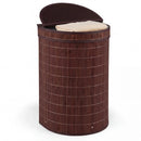 19 Gallon Bamboo Laundry Hamper with Zippered Lid by LJGDeals