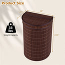 19 Gallon Bamboo Laundry Hamper with Zippered Lid by LJGDeals