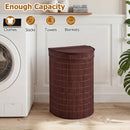 19 Gallon Bamboo Laundry Hamper with Zippered Lid by LJGDeals
