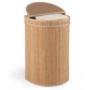 19 Gallon Bamboo Laundry Hamper with Zippered Lid by DirectDeals