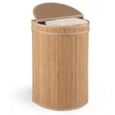 19 Gallon Bamboo Laundry Hamper with Zippered Lid by LJGDeals
