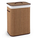 19 Gallon Bamboo Laundry Hamper with Removable Liner by DirectDeals
