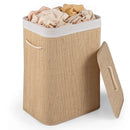 19 Gallon Bamboo Laundry Hamper with Removable Liner by LJGDeals
