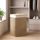 19 Gallon Bamboo Laundry Hamper with Removable Liner by DirectDeals