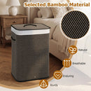 19 Gallon Bamboo Laundry Hamper with Removable Liner by LJGDeals
