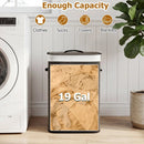 19 Gallon Bamboo Laundry Hamper with Removable Liner by LJGDeals
