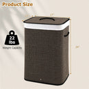 19 Gallon Bamboo Laundry Hamper with Removable Liner by LJGDeals