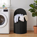 19 Gallon Bamboo Laundry Hamper with Zippered Lid by LJGDeals