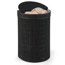 19 Gallon Bamboo Laundry Hamper with Zippered Lid by LJGDeals