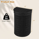 19 Gallon Bamboo Laundry Hamper with Zippered Lid by LJGDeals