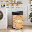 19 Gallon Bamboo Laundry Hamper with Zippered Lid by LJGDeals