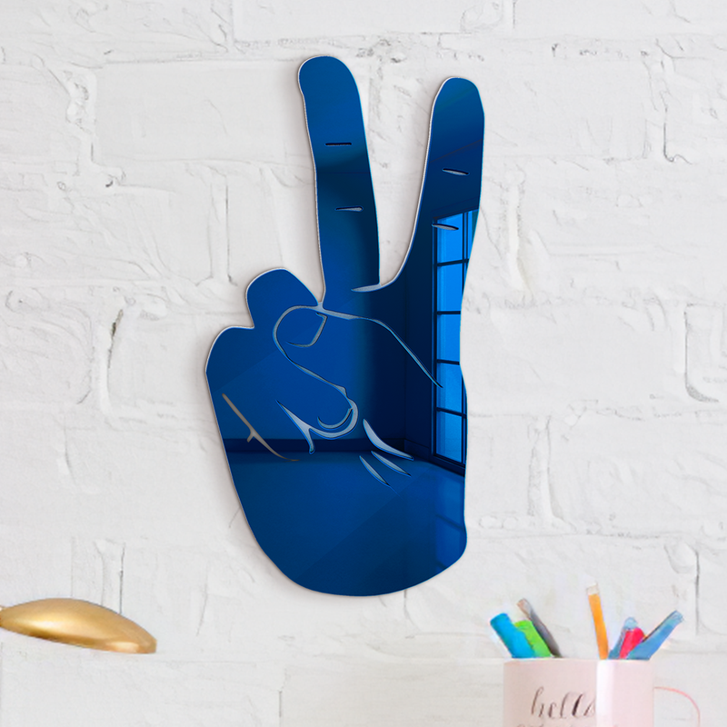 Peace Sign Hand Silhouette