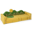 19 Pieces Modular Kids Play Couch for Inspiring Creativity by LJGDeals