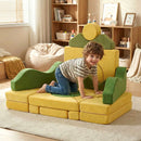 19 Pieces Modular Kids Play Couch for Inspiring Creativity by LJGDeals
