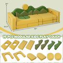 19 Pieces Modular Kids Play Couch for Inspiring Creativity by LJGDeals