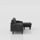 3 Seater Convertible Combination L Shaped Sofa With Footstools With Storage by HouseOfZazla