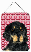 Gordon Setter Hearts Love and Valentine's Day Wall or Door Hanging Prints
