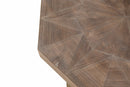 Wood Octagonal Vintage Patchwork Coffee Table by HouseOfZazla
