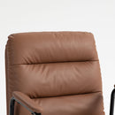 Office Chair, Mid Back Home Office Desk Task Chair With Wheels And Arms Ergonomic Computer Rolling Swivel Chair With Padded Armrest by HouseOfZazla