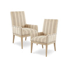 Rika - High Back Dining Armchair (Set of 2) - Natural by HouseOfZazla