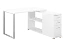 L-Shape Computer Desk with Storage Drawers by HouseOfZazla