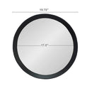 Transitional Decor Style Wall Mirror Decor With Frame For Bathroom by HouseOfZazla