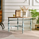 Round Top Carved Table For Living Room by HouseOfZazla