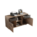 The sub cabinet of the table